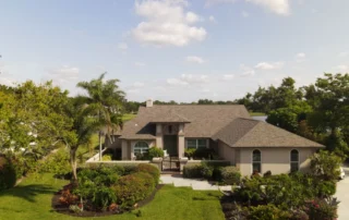 Roof replacement on lakefront Florida home Roof replacement on lakefront Florida home