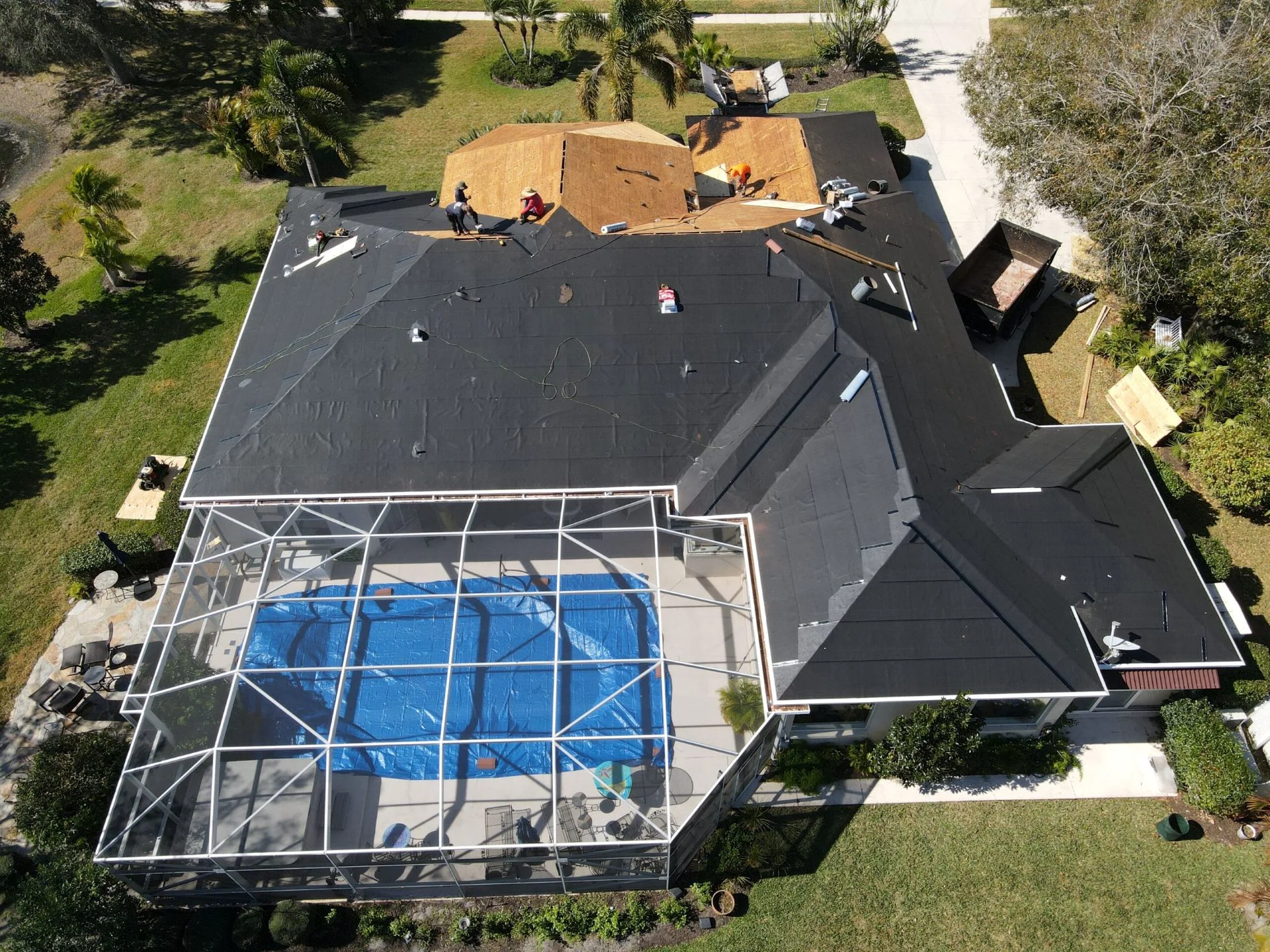 DJI 0093 Metal roof installation Charlotte County